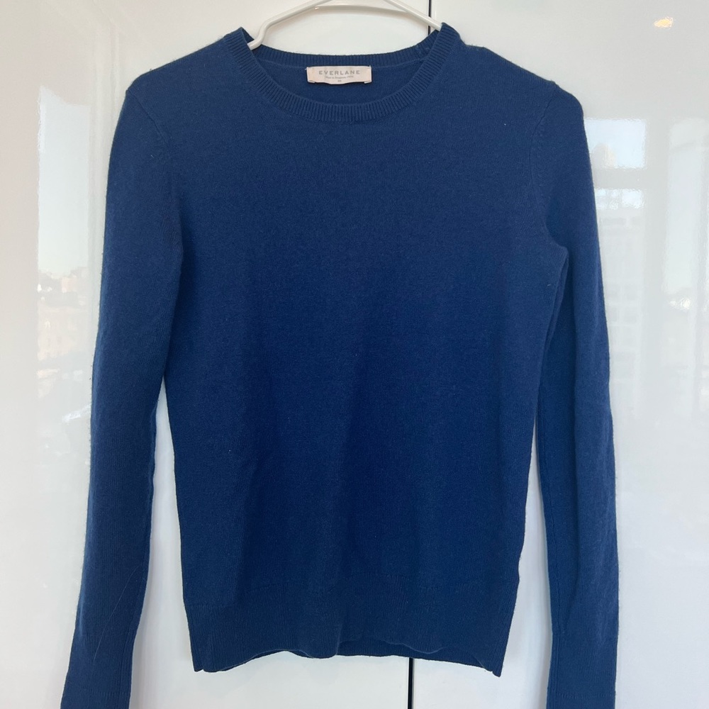 Everlane cashmere crew sweater in Blue - size XS